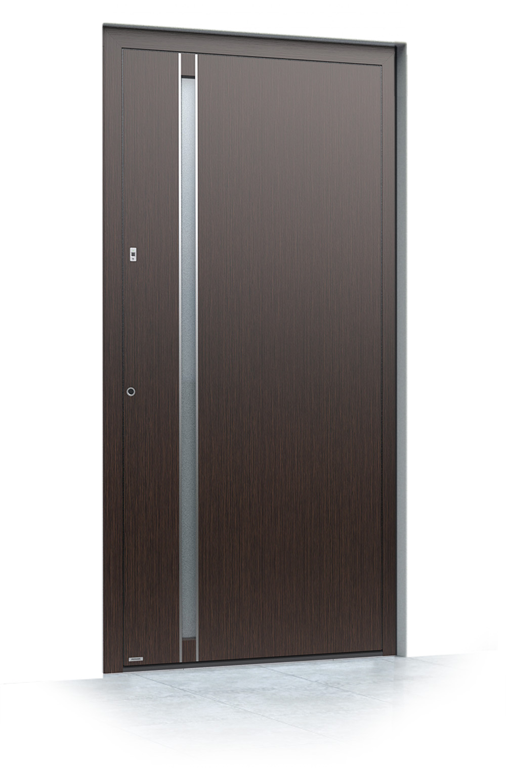 44 jednokrilni mockup Pirnar alu entrance doors premium 6013