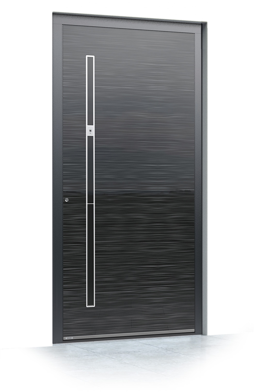 53 jednokrilni mockup Pirnar alu entrance doors premium 6024